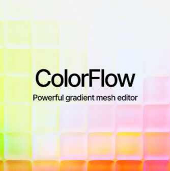 Colorflow Create static or video mesh gradient animations. Visit